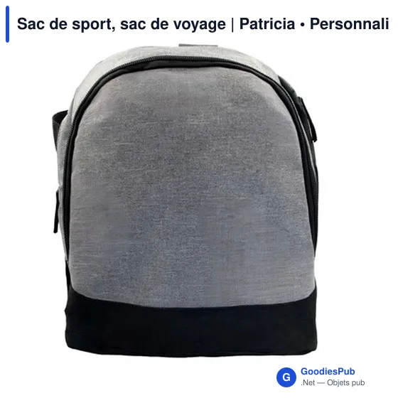Sac de sport personnalisable avec logo - Patricia - Image 8