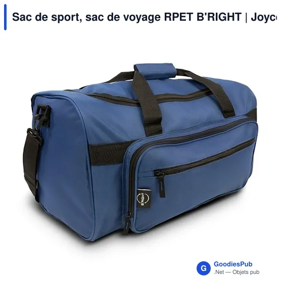 Sac de sport personnalisable B'RIGHT avec logo | Joyce - Image 1