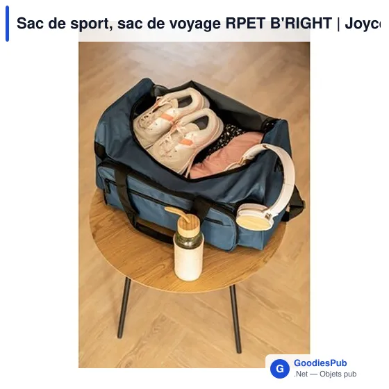 Sac de sport personnalisable B'RIGHT avec logo | Joyce - Image 2