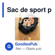 Sac de sport personnalisable B'RIGHT avec logo | Joyce - Miniature 3