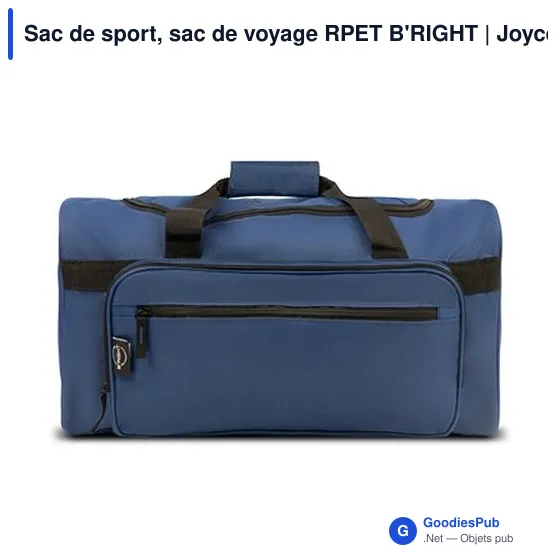 Sac de sport personnalisable B'RIGHT avec logo | Joyce - Image 4