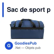 Sac de sport personnalisable B'RIGHT avec logo | Joyce - Miniature 6