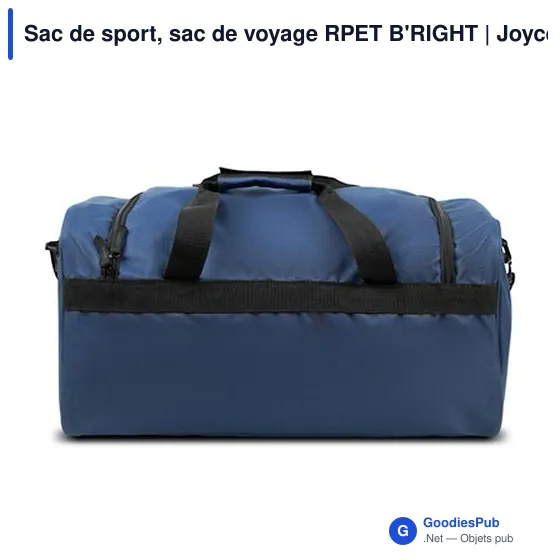 Sac de sport personnalisable B'RIGHT avec logo | Joyce - Image 6