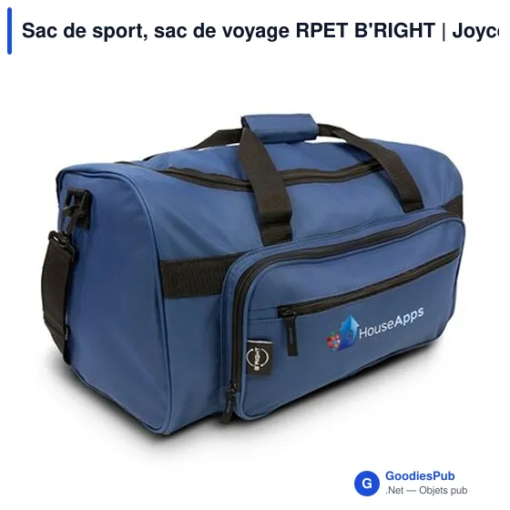 Sac de sport personnalisable B'RIGHT avec logo | Joyce - Image 7