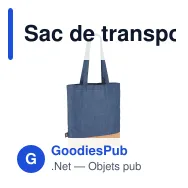 Sac de transport personnalisable en R-PET et liège 35 x 40 cm avec logo - Liège - Miniature 4