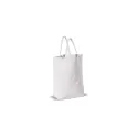 Variante Blanc - Sac de transport personnalisable en toile de coton 250 g/m² avec logo - 41 x 12 x 43 cm