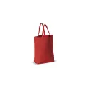 Variante Rouge - Sac de transport personnalisable en toile de coton 250 g/m² avec logo - 41 x 12 x 43 cm