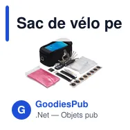 Sac de vélo personnalisable avec logo et accessoires | Fabio - Miniature 1