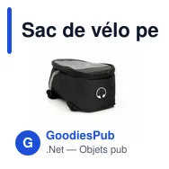 Sac de vélo personnalisable avec logo et accessoires | Fabio - Miniature 5