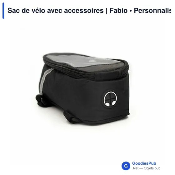 Sac de vélo personnalisable avec logo et accessoires | Fabio - Image 5