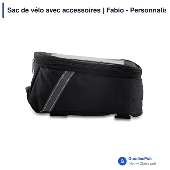 Sac de vélo personnalisable avec logo et accessoires | Fabio - Image 7