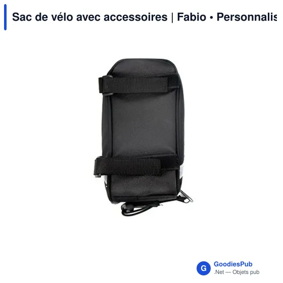 Sac de vélo personnalisable avec logo et accessoires | Fabio - Image 10