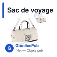 Sac de voyage et de sport personnalisable en toile recyclée - InSideOut Reuuz - Miniature 1