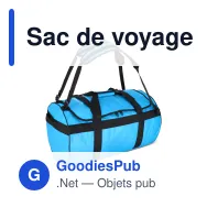 Sac de voyage personnalisable 100 L en PVC et polyester avec logo - XL - Miniature 3