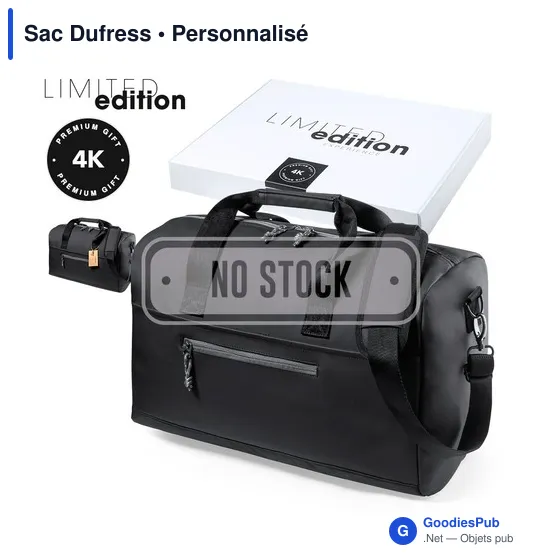 Sac de voyage Dufress personnalisable avec logo - Image 1