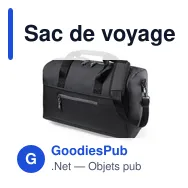 Sac de voyage Dufress personnalisable avec logo - Miniature 2
