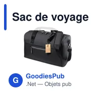 Sac de voyage Dufress personnalisable avec logo - Miniature 4