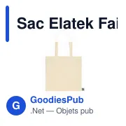 Sac Elatek Fairtrade - Miniature 2