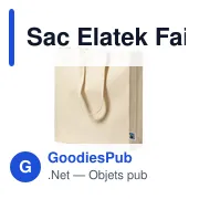 Sac Elatek Fairtrade - Miniature 3