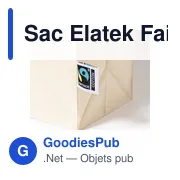 Sac Elatek Fairtrade - Miniature 4