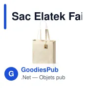 Sac Elatek Fairtrade - Miniature 6