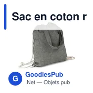 Sac en coton recyclé 2 en 1 personnalisable avec logo | Gondulfo - Miniature 11