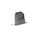 Variante noir - Sac en coton recyclé 2 en 1 personnalisable avec logo | Gondulfo