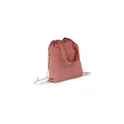 Variante rouge - Sac en coton recyclé 2 en 1 personnalisable avec logo | Gondulfo