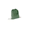 Variante vert - Sac en coton recyclé 2 en 1 personnalisable avec logo | Gondulfo