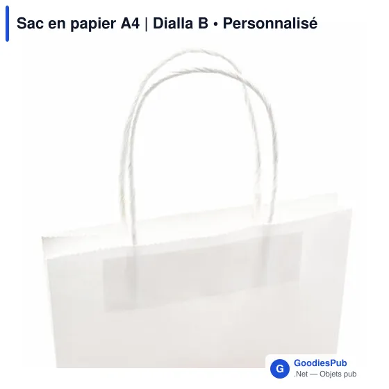 Sac en papier A4 | Dialla B - Image 8