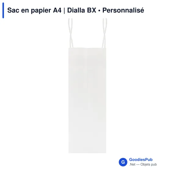 Sac en papier A4 | Dialla BX - Image 13