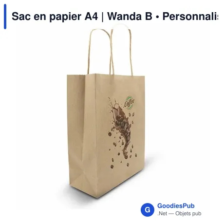 Sac en papier A4 | Wanda B
