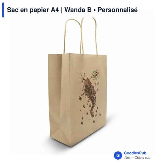 Sac en papier A4 | Wanda B - Image 1