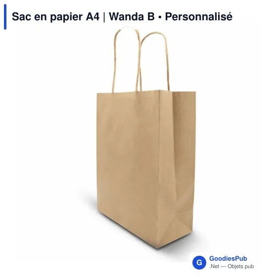 Sac en papier A4 | Wanda B - Image 3