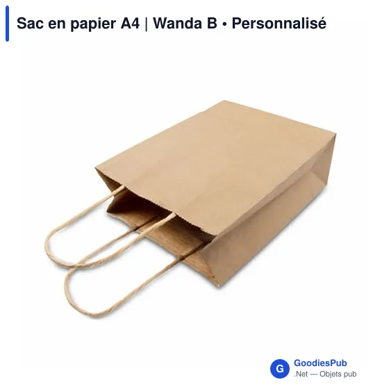Sac en papier A4 | Wanda B - Image 4