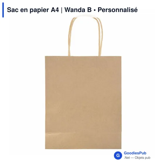 Sac en papier A4 | Wanda B - Image 6