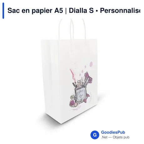 Sac en papier A5 | Dialla S