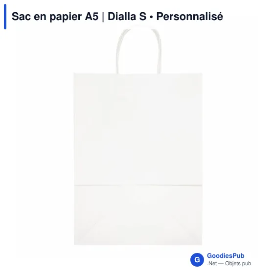 Sac en papier A5 | Dialla S - Image 8