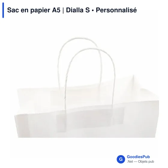 Sac en papier A5 | Dialla S - Image 10