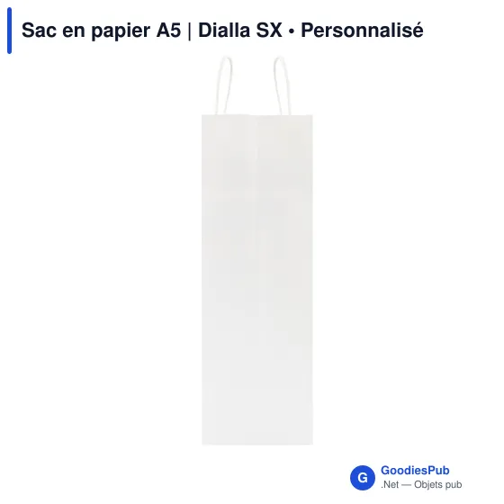Sac en papier A5 | Dialla SX - Image 13