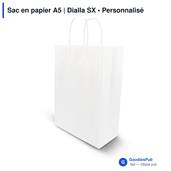 Sac en papier A5 | Dialla SX - Image 3