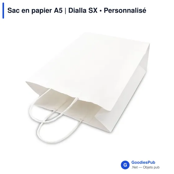 Sac en papier A5 | Dialla SX - Image 4