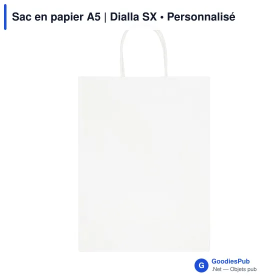 Sac en papier A5 | Dialla SX - Image 5