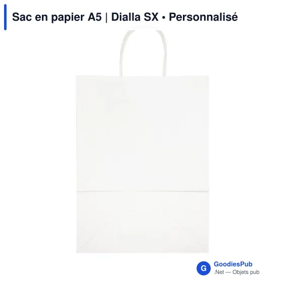 Sac en papier A5 | Dialla SX - Image 7