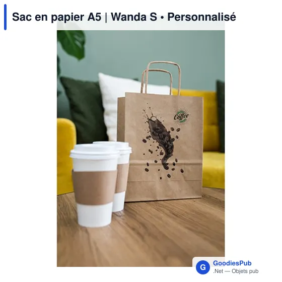 Sac en papier A5 | Wanda S - Image 2
