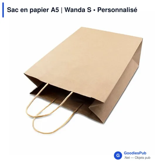 Sac en papier A5 | Wanda S - Image 5