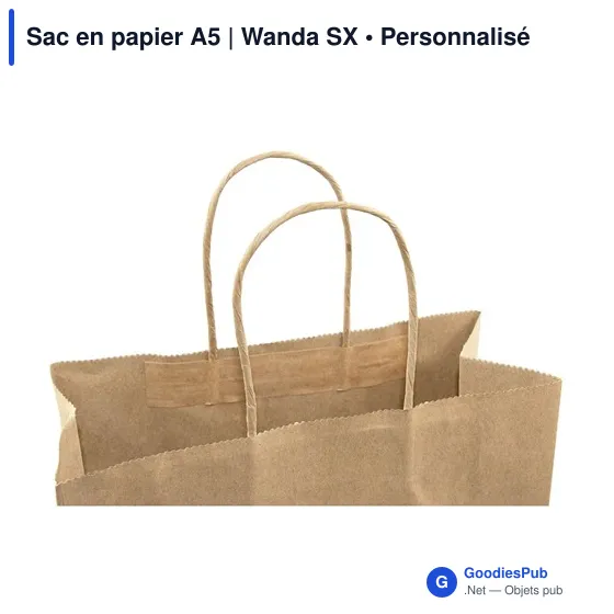 Sac en papier A5 | Wanda SX - Image 10