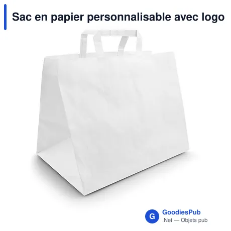 Sac en papier personnalisable avec logo - Bisara