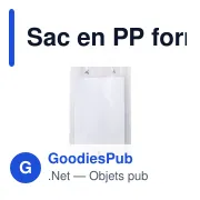 Sac en PP A4 personnalisable avec logo - modèle Vienna - Miniature 2