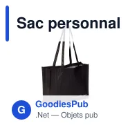 Sac personnalisable en R-PET 110 g/m² 45 x 15 x 33 cm avec logo - R-PET - Miniature 2